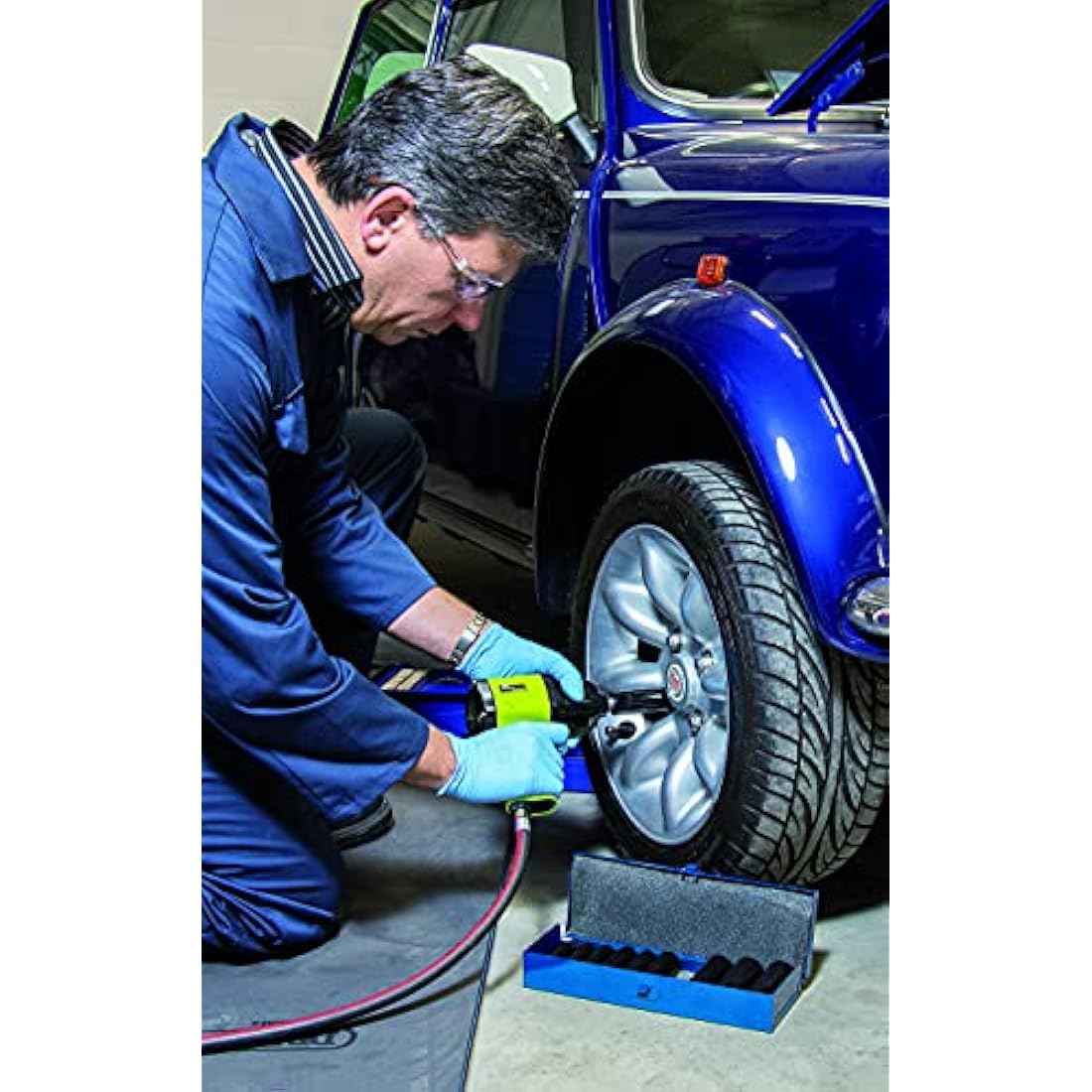 Draper 38369 Expert Hi-Torq Metric Socket Set, 1/2" Square Drive, 10 Pieces , Black