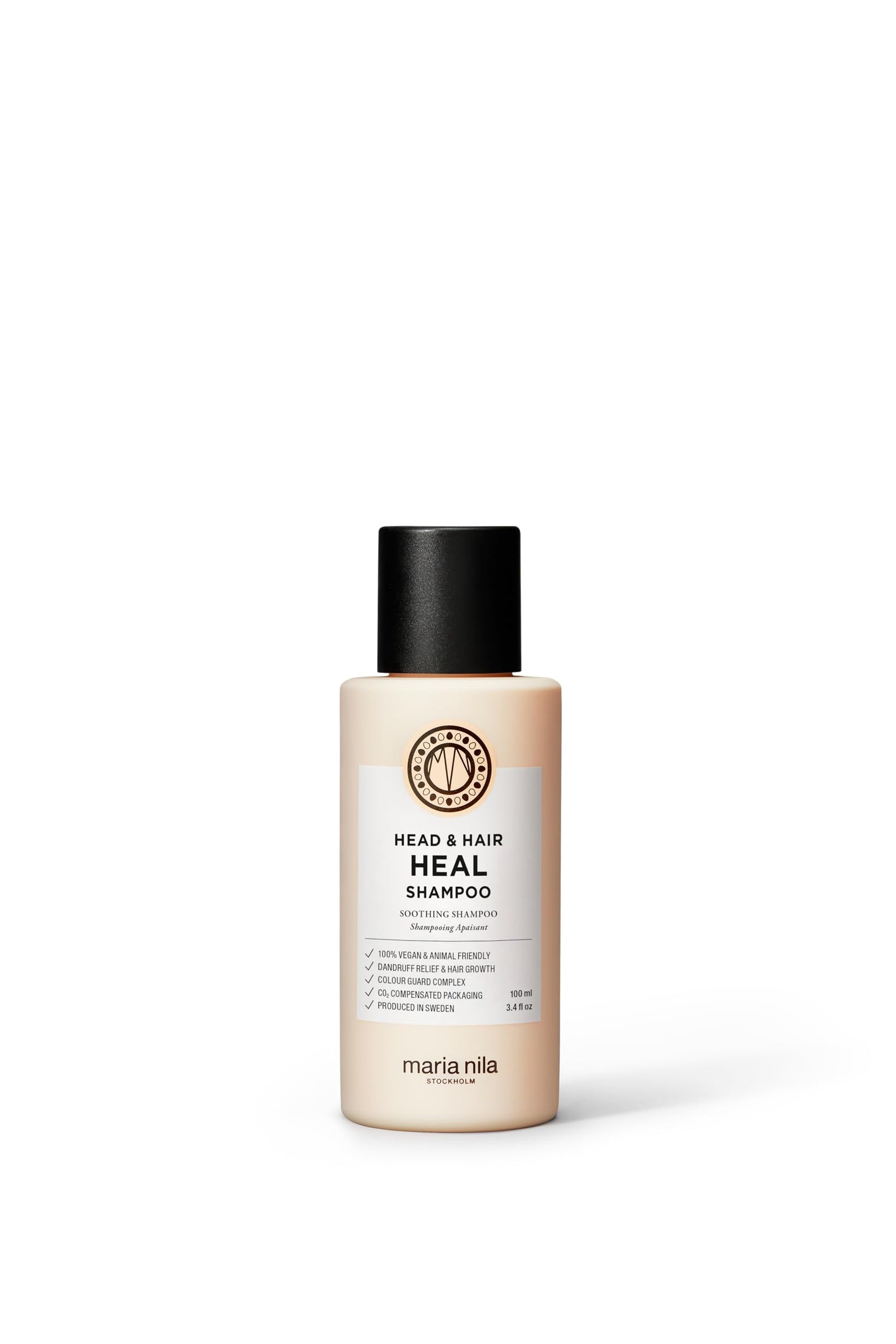 Maria Nila Head & Hair Heal, Shampoo 100 ml, Soothing Aloe Vera for dry & itchy scalps, 100% Vegan & Sulfate/Paraben free