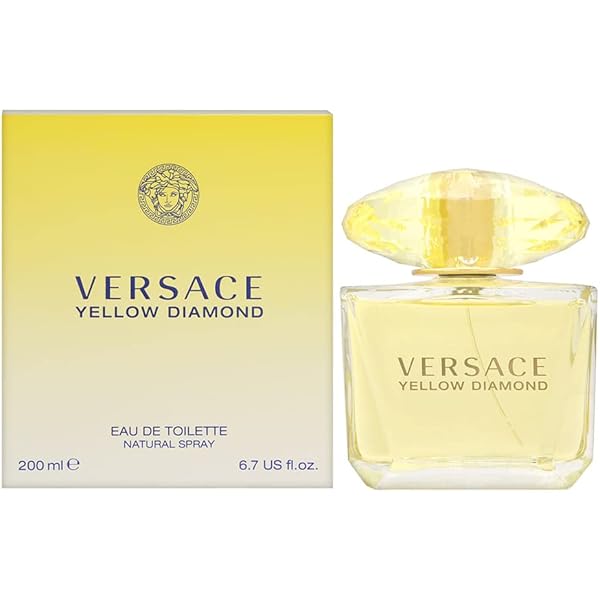 Versace Yellow Diamond Gift Set 90ml EDT + 100ml Body Lotion + 100ml Shower Gel + 5ml EDT