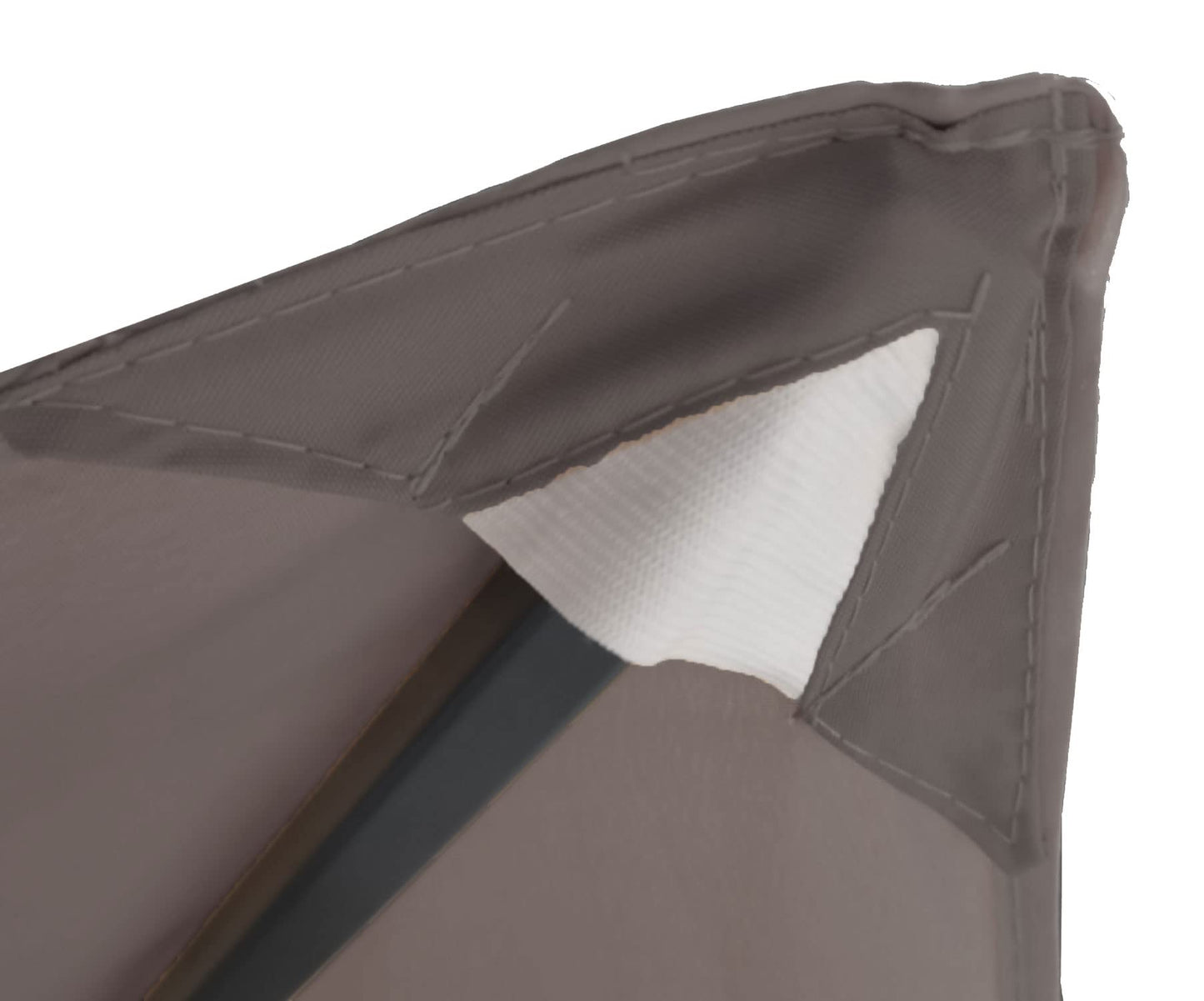 Quick-Star Replacement Roof for Garden Gazebo 3 x 3 m Taupe Antique Gazebo Roof Replacement Cover