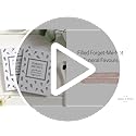 ANGEL & DOVE 10 Filled Forget-Me-Not Seed Packet Funeral Favours - for Celebration of Life, Remembrance, Memorial Gift