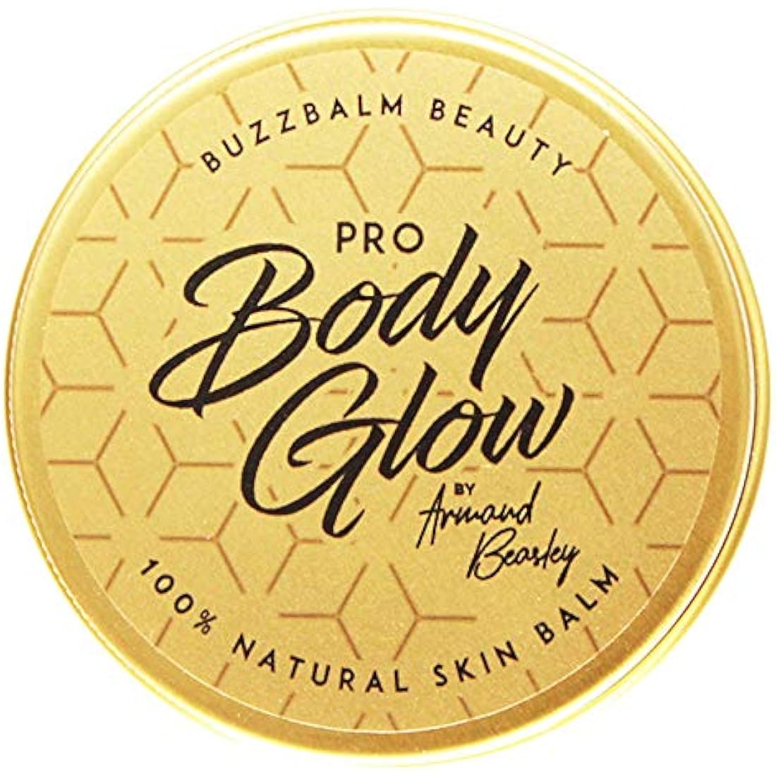 Pro Body Glow Body Balm - Moisturising High Shine Skin Balm and Beauty Balm Loved by Celebrities - Unique Beauty Gifts for Women Men by Armand Beasley Natural Body Makeup (3oz, 85g)