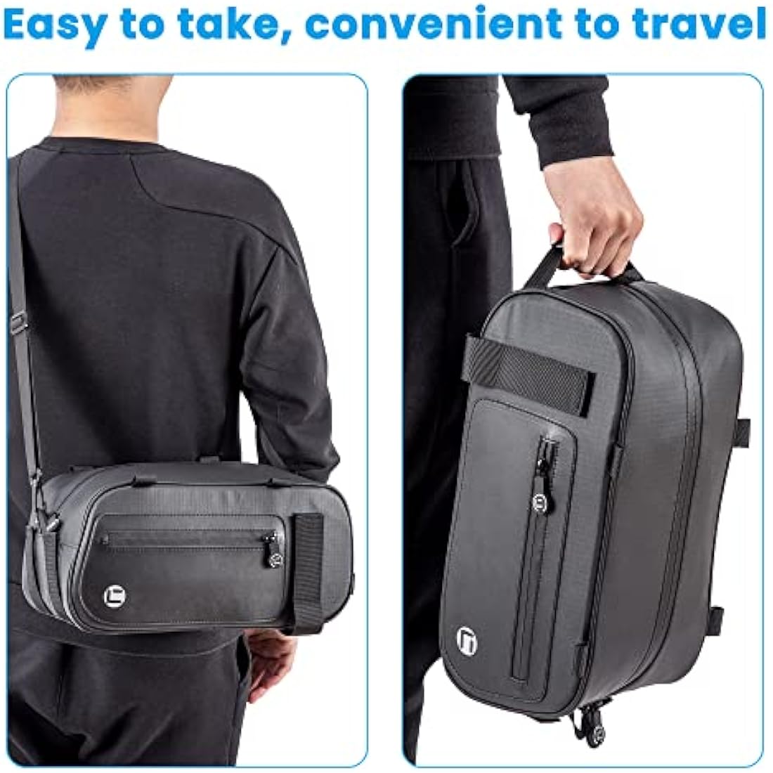 HOMPER Cycle Saddle Rear Rack Pannier Bike Bag,26 L Mountain Road MTB Trunk Shoulder Handbag,900D Waterproof Coating Fabric+pu