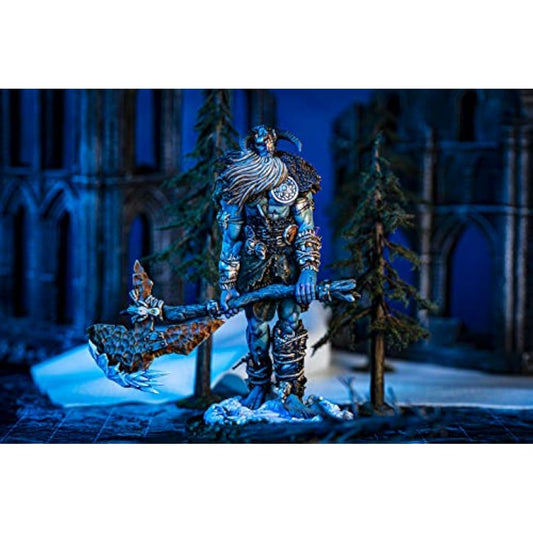 Epic Encounters: Caverns of the Frost Giant - RPG Fantasy Roleplaying Tabletop Game with HUGE Boss Miniature, Double-Sided Game Mat, & Game Master Adventure Book with Monster Stats, 5E Compatible