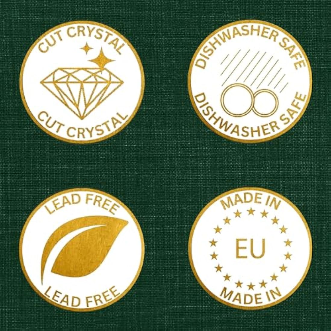 Hemswell Crystal Single Brandy Glass - Goblet Cut Crystal Brandy Glasses with Presentation Box - Snifter for Cognac 250ml European - Wicklow