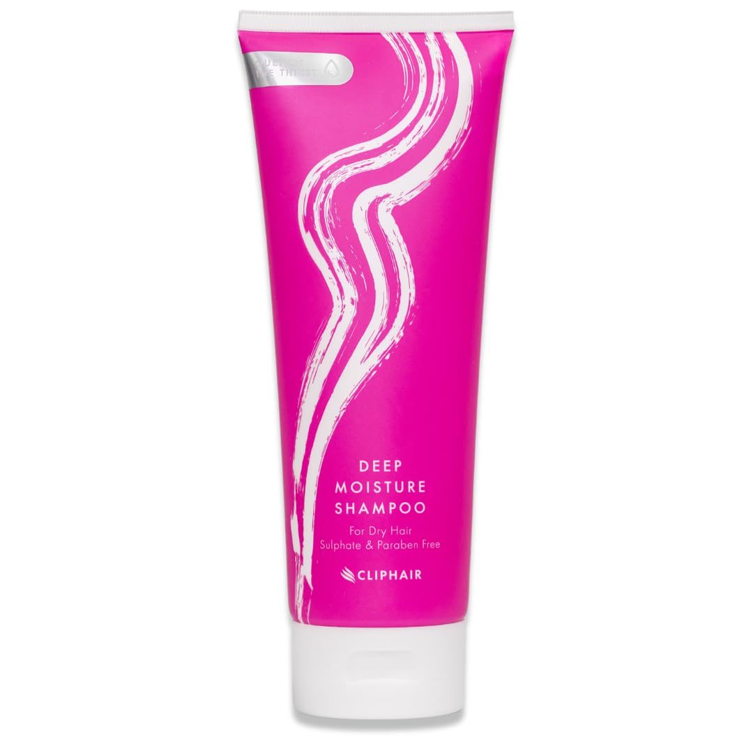 Cliphair Sulphate and Paraben Free Shampoo for Hair & Extensions I Best for Dry & Damaged Hair 8.45 Oz (250ml) I Infused with Shea Butter for Moisture