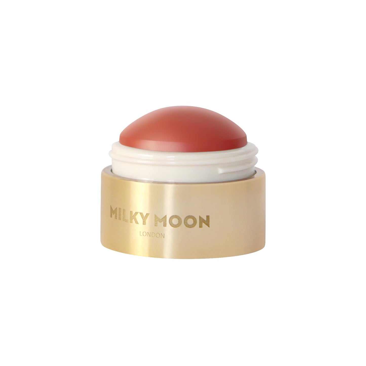 Milky Moon London Stellar Cheeks Cream Blush, Long-lasting, Lightweight Formula for Cheeks, Lips & Eyes, Infused with Coconut & Jojoba, Sweet Peach