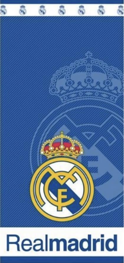 JYC CREATIVE Towel Gifts Football R. Madrid, Exclusive Products for Fans of Madrid, Ideal Gifts for Football Fans, Accessories, Model 11
