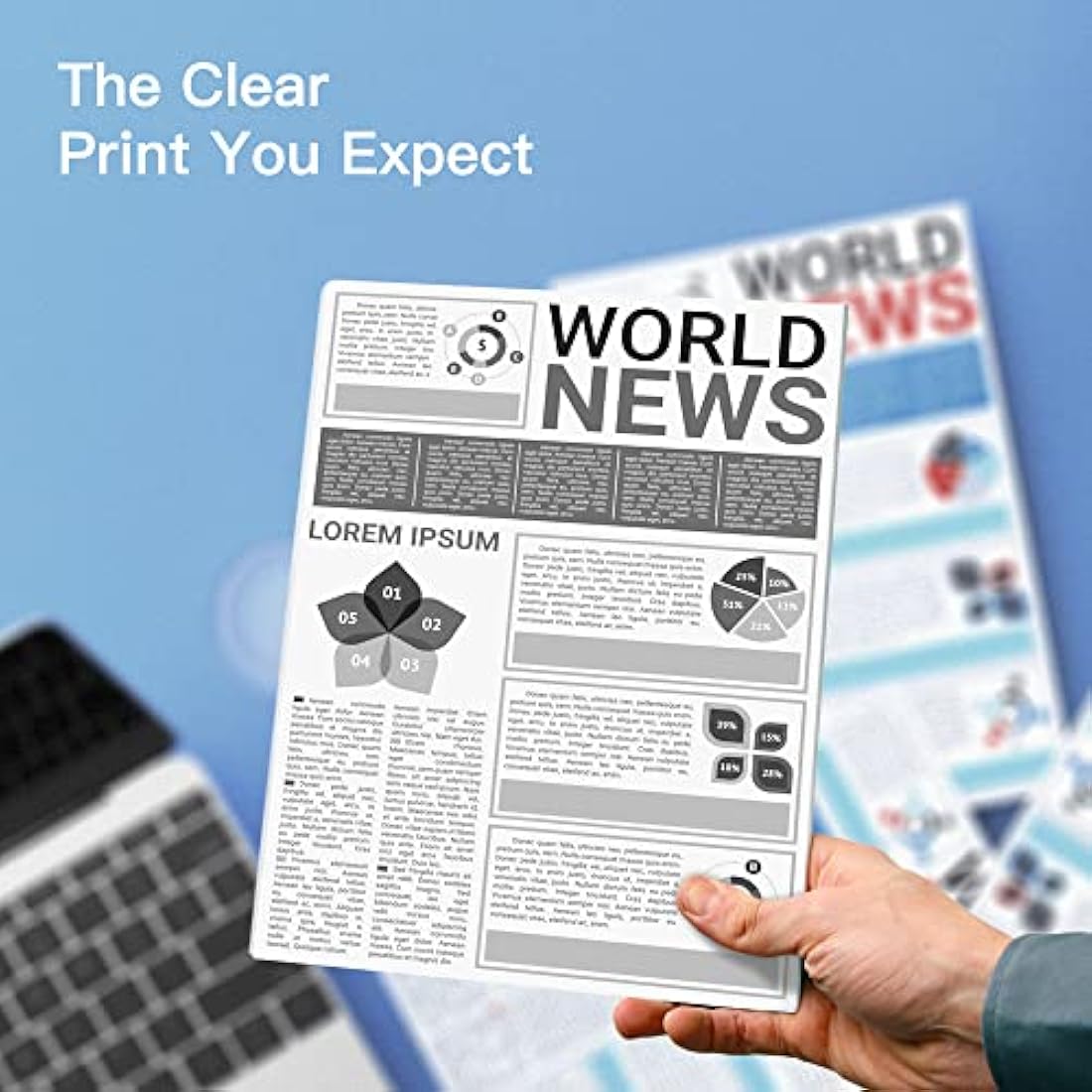 GPC Image Toner Cartridges Replacement for HP 85A CE285A Compatible with P1102W P1102 P1106 M1136 M1130 M1132 M1134 M1212 M1212NF M1213NF M1132MFP M1217NFW P1100 M1134MFP M1136MFP (Black, 4-Pack)
