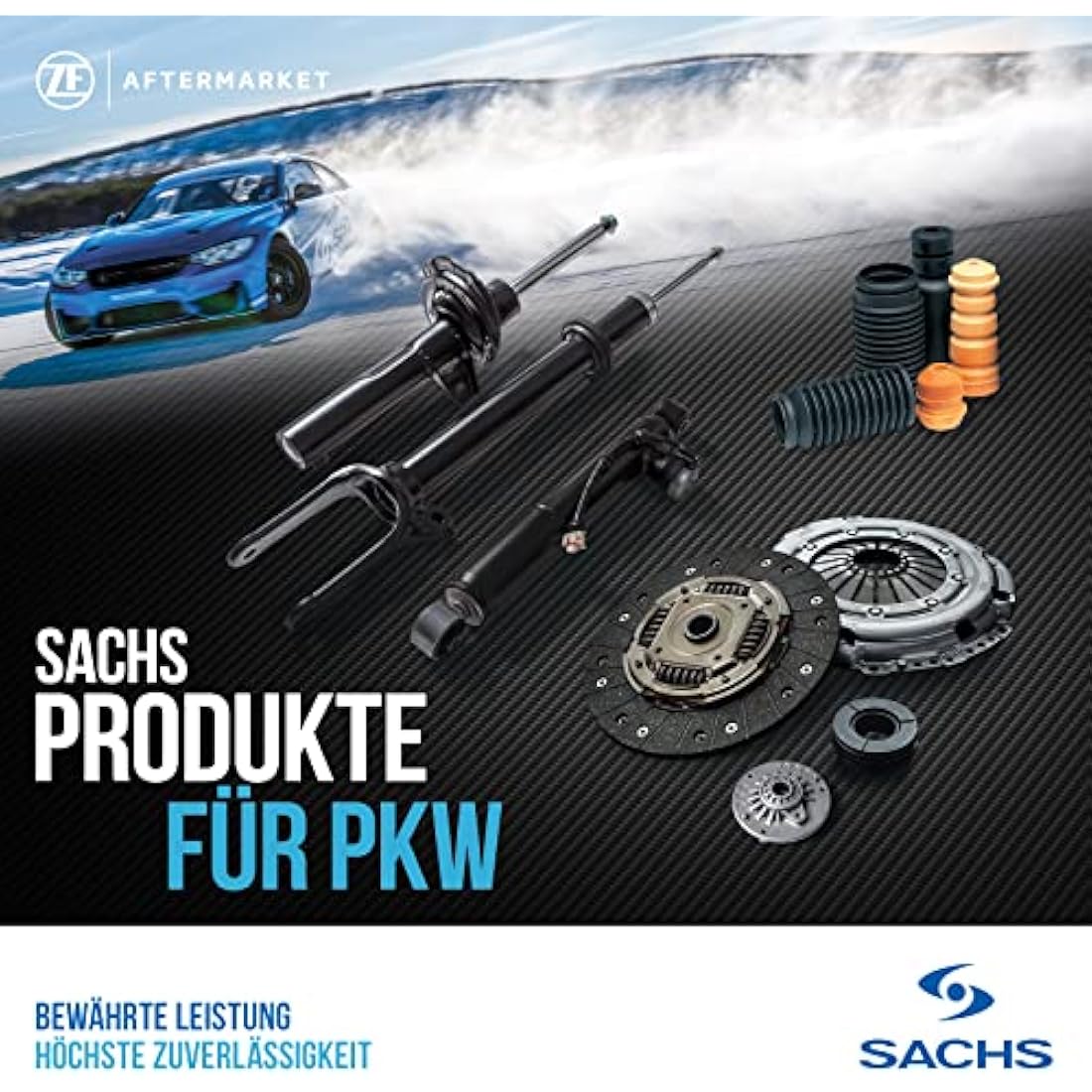 SACHS 900 133 Dust Cover Kit Shock Absorber Compatible With BMW 3 (E90) 2004-2012 Front Axle And Other Vehicles