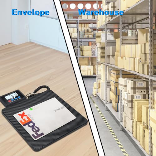 ACCT Postage Scale 440lb, Mail scale, Digital Postal Scale with hold/tare function, Auto-off,Shipping scale for packages/small business/luggage/office