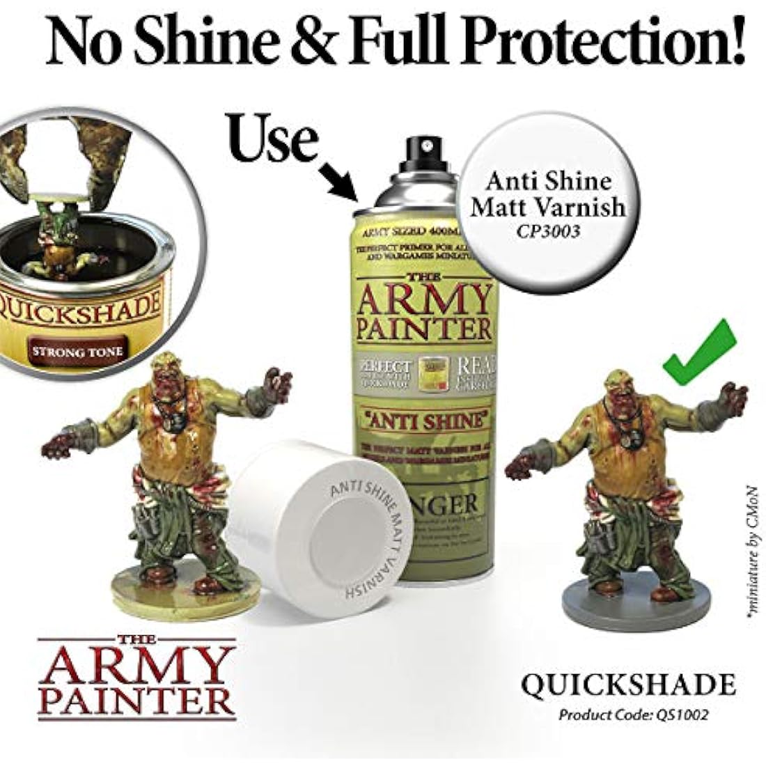 The Army Painter Q1002 250ml Quickshade Strong Tone Tin