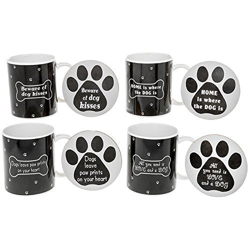 Dog Lover Mug And Coaster one supplied