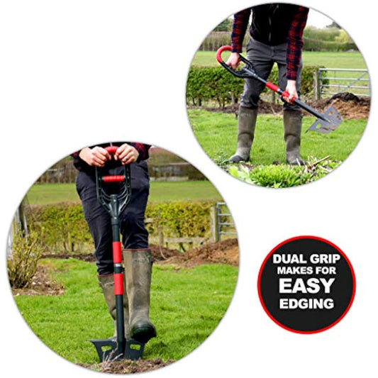 Roamwild Multi-Digger Garden Digging Tools – Fibreglass Light Weight Gardening Tools With Unique Dual Soft AIR Light Grip Technology