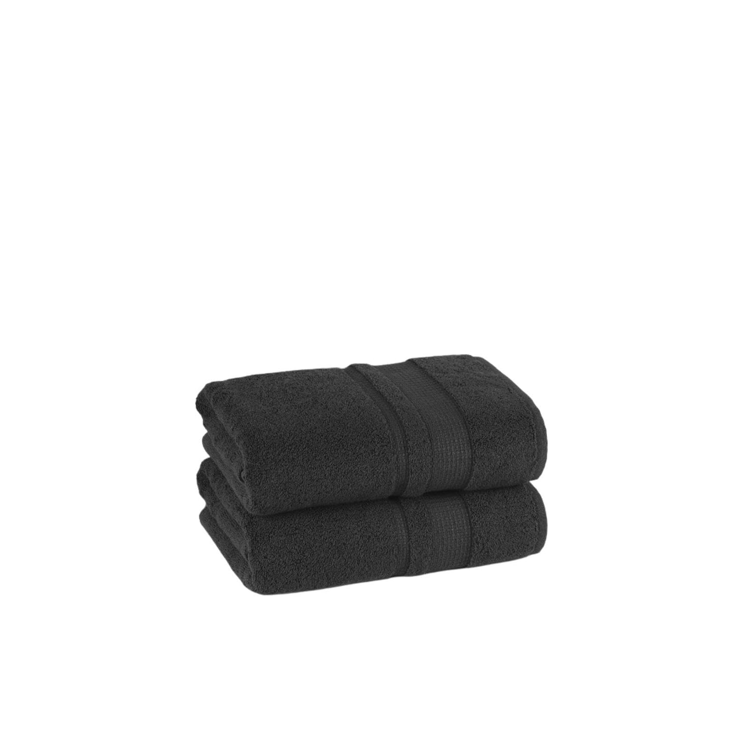 Sterling Mill 600 GSM Turkish Cotton Towels (Pack of 2) ? Ultra Soft, Highly Absorbent & Durable, Luxury Hand Towels ? Ring-Spun Cotton - 50cm x 90cm