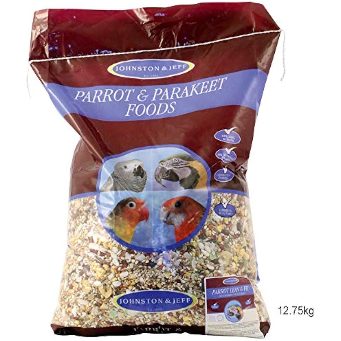 Johnston & Jeff Lean and Fit Parrot Food, 12.75 kg