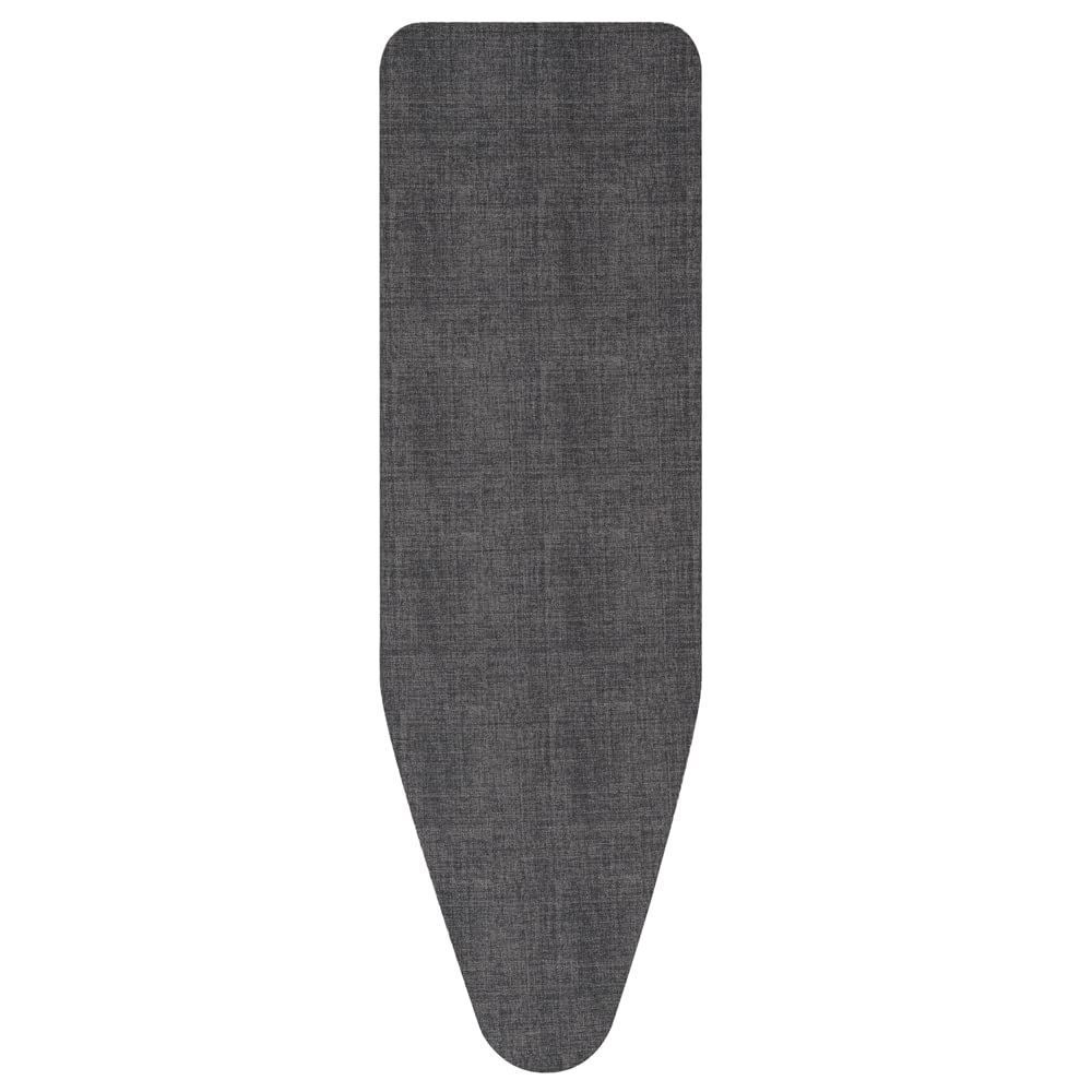 Brabantia Ironing Board Cover D 135x45 cm ? Morning Breeze | 100% Cotton Top Layer with 8mm Foam Padding for Size D Ironing Boards | Durable,