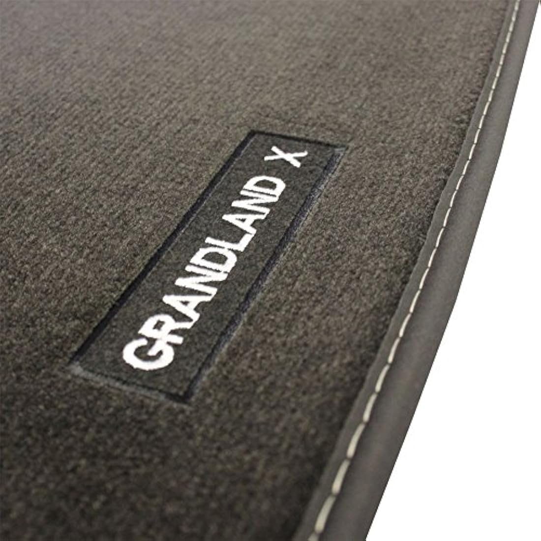 VAUXHALL Genuine Grandland X Carpet Footwell Mats Tailored Fitted Black Set of 4 Official Grandland X 2017+ Velour Mats