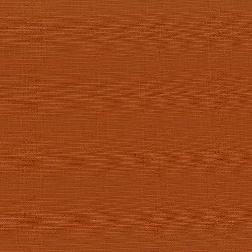Pillow Perfect Patio Seat Cushions Plush Fiber Fill, Weather and Fade Resistant, Cinnabar Burnt Orange, Square Corner-16" x 18.5"