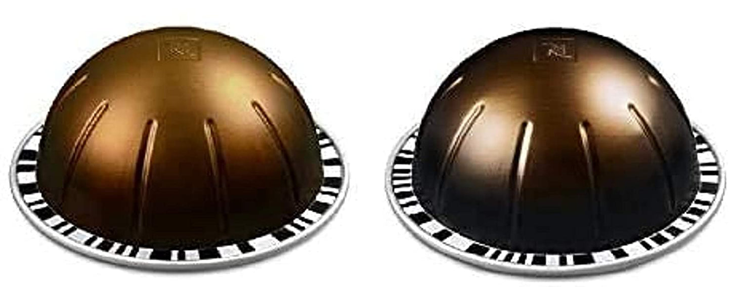 Nespresso Vertuo Double Espresso Selection Long Expiry Coffee Pods Capsules Chiaro Scuro 20 Pods 2 Sleeves