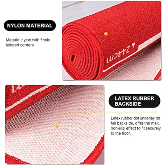 CyeeLife Dart Mat 65 * 295cm with Carry bag and Oche Strip Lines for Steel and Soft Tip Darts Games,Multiple styles to choose from