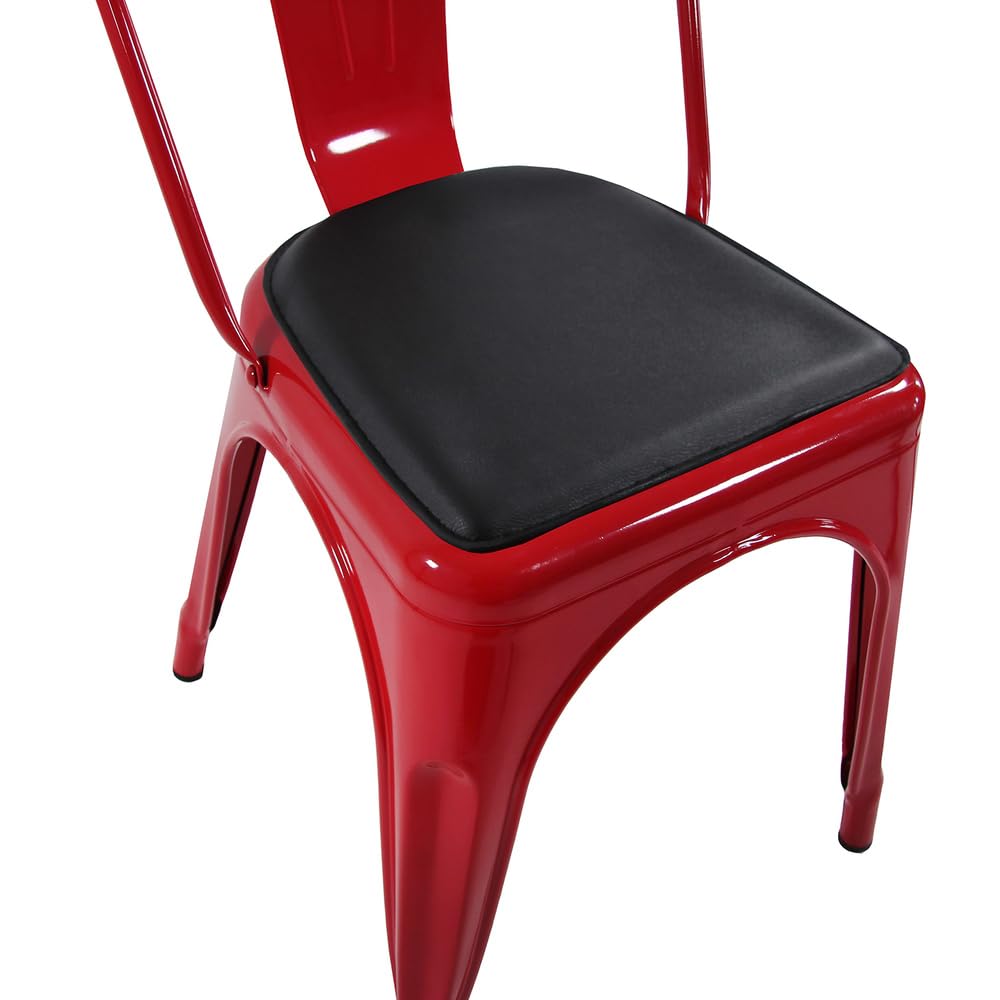 hjh OFFICE Seat Cushion PILOW I Synthetic Leather Black