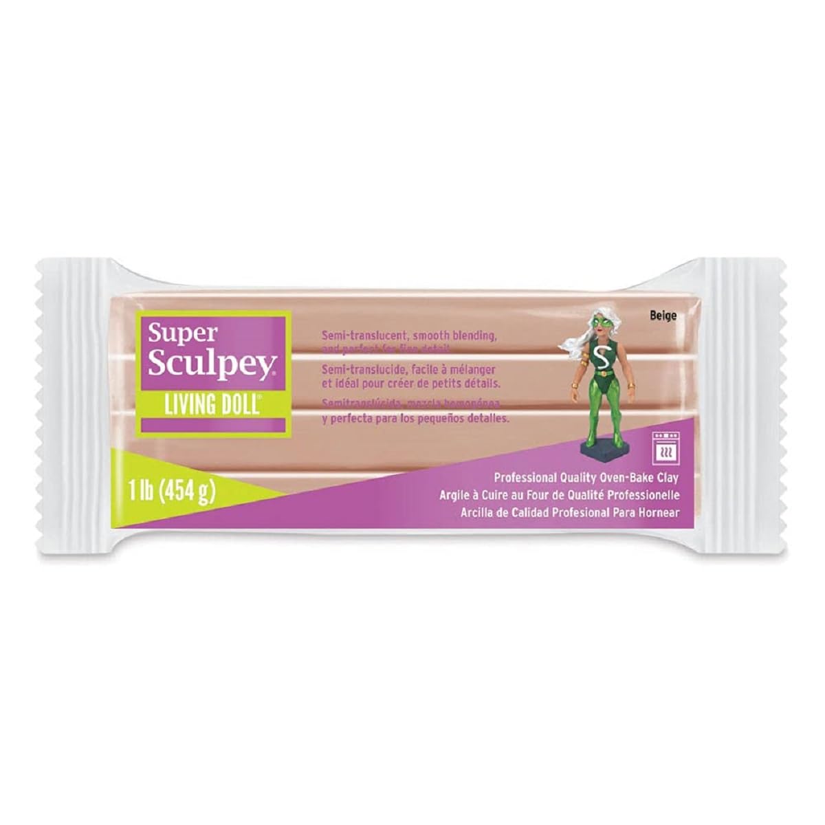 Sculpey Super Sculpey 1lb/ 454g Living Doll Beige