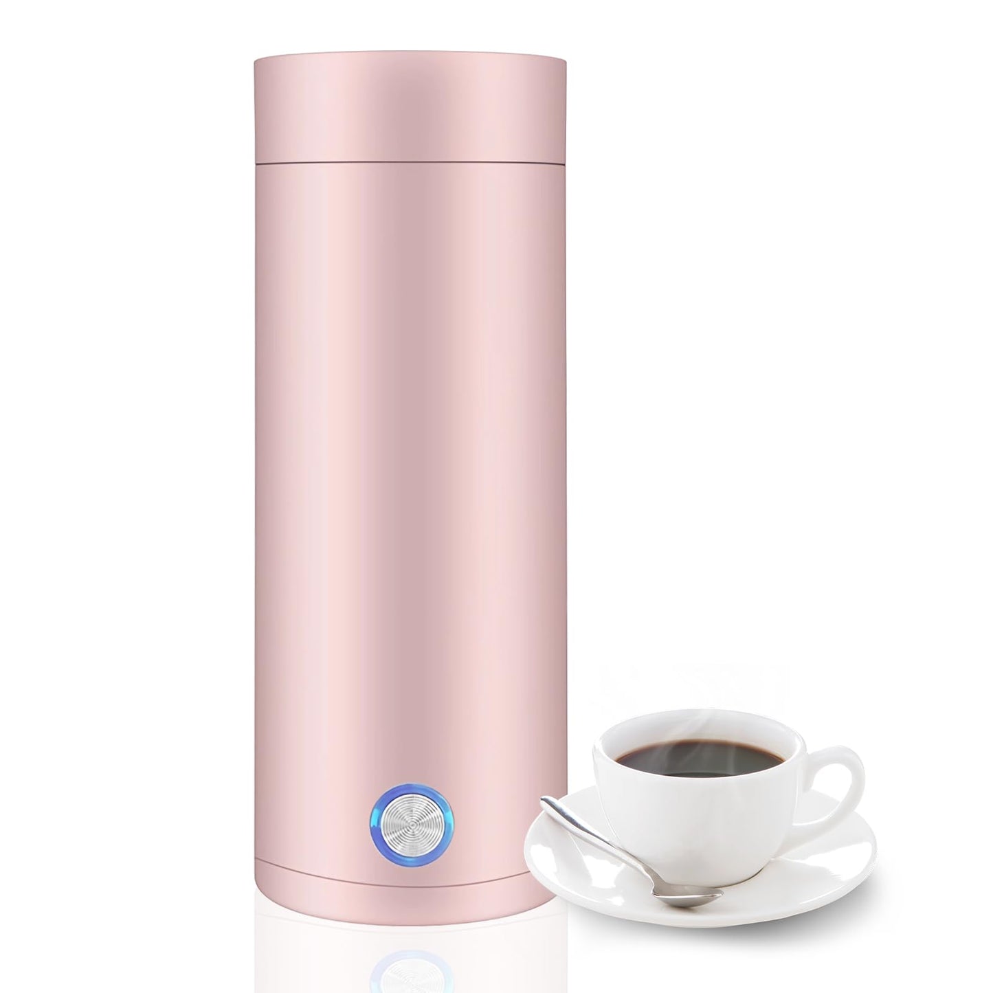 3-in-1 Portable Travel Kettle - Electric Water Heater for Tea, Coffee & Baby Milk, Automatic Shut-off, Food Grade