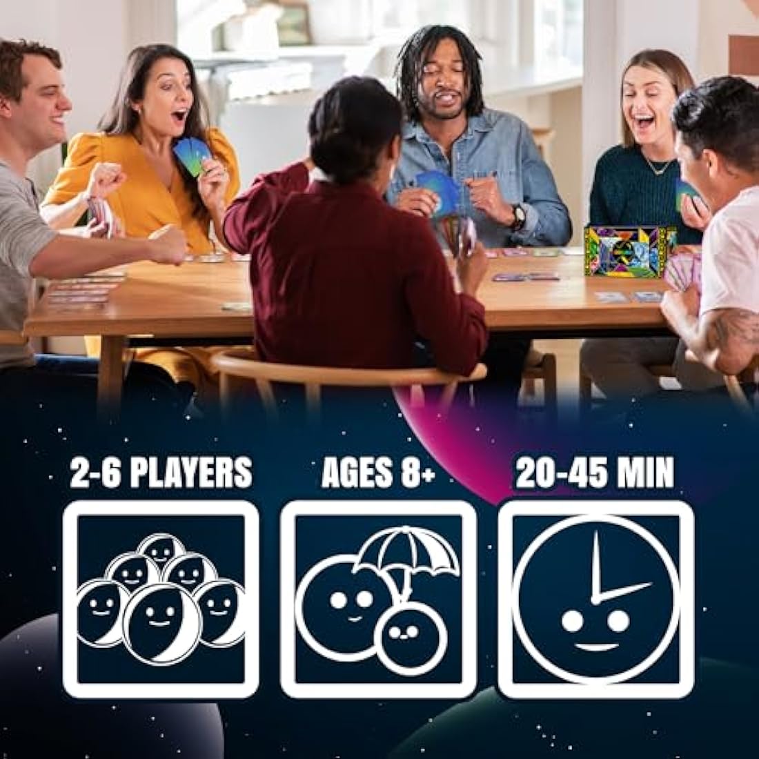 Doomlings Deluxe Bundle - A Delightful Card Game For The End of The World - Best New Strategy Card Game for Adults, Teens & Kids| 2-6 Players | Perfect for Families | Includes 5 Expansions & 1 Playmat