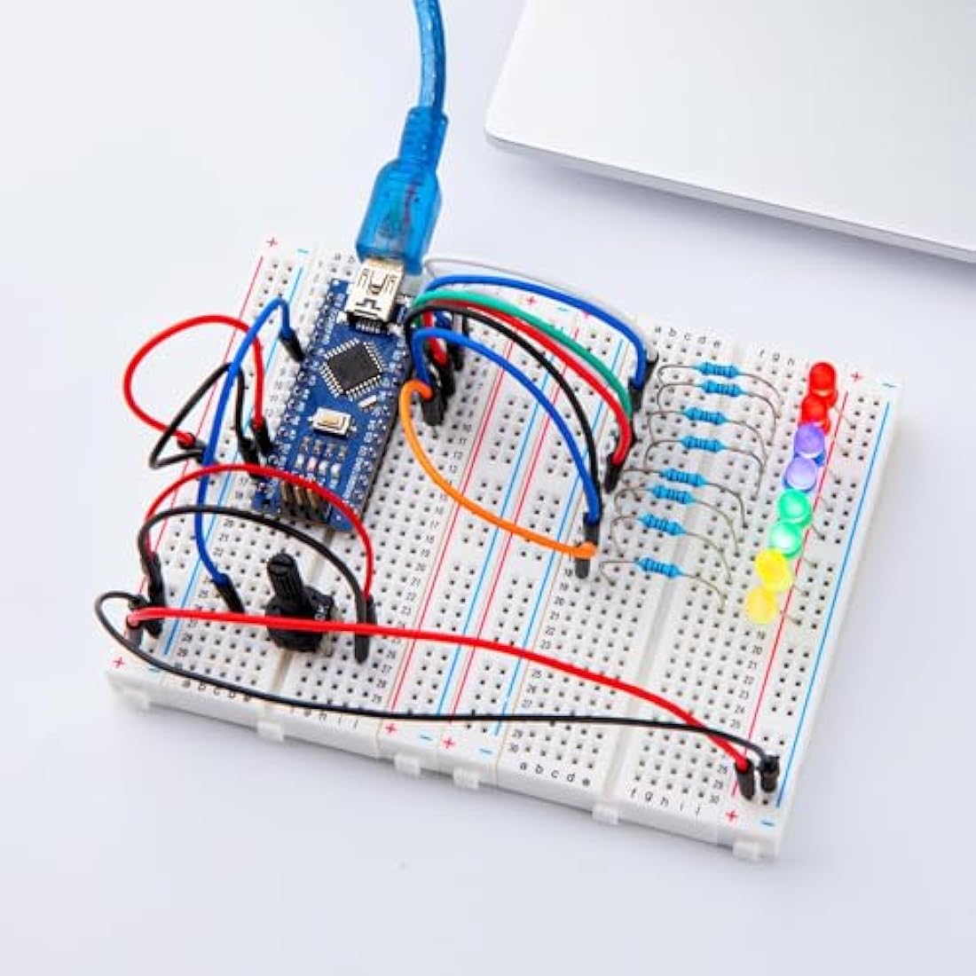 ELEGOO Pre-soldered Nano Board CH 340 with USB Cable Compatible with Arduino (Nano x 3 with USB Cable)