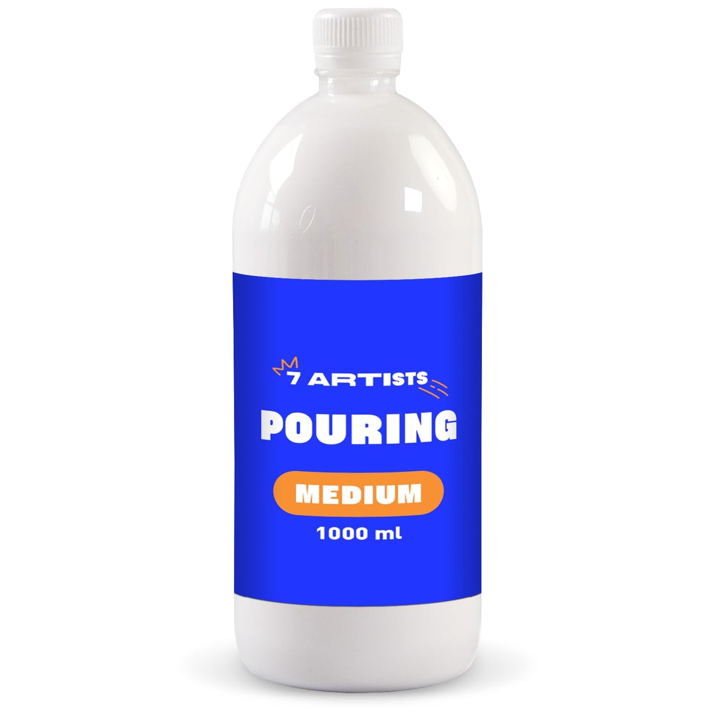 7 Artists Professional Pouring Medium - 1000 ml Kit for Acrylic Paint Pouring