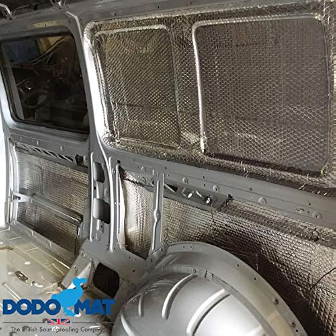 Dodo Mat DEADN Hex sound deadening mat, 20 Sheets, 20 sq.ft (1.8sq.m), car & van sound proofing, vibration damping