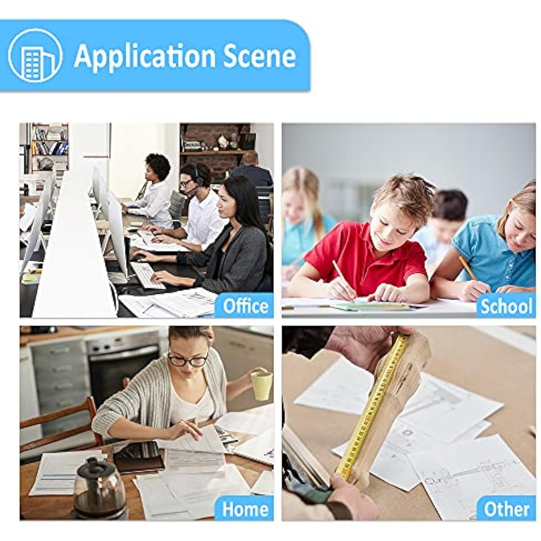 5 Packs Compatible Toner Cartridges (2BK + C M Y) High Capacity 5500 Pages for BK & 4300 Pages for C M Y for Xerox Phaser 6510 6510n 6510dn 6510dni, WorkCentre 6515 6515n 6515dn 6515dni