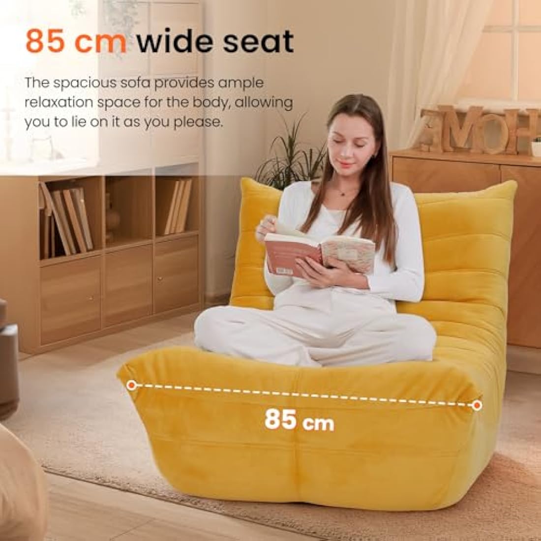 Caterpillar Fireside Lounge Chair - Premium Suede Edition