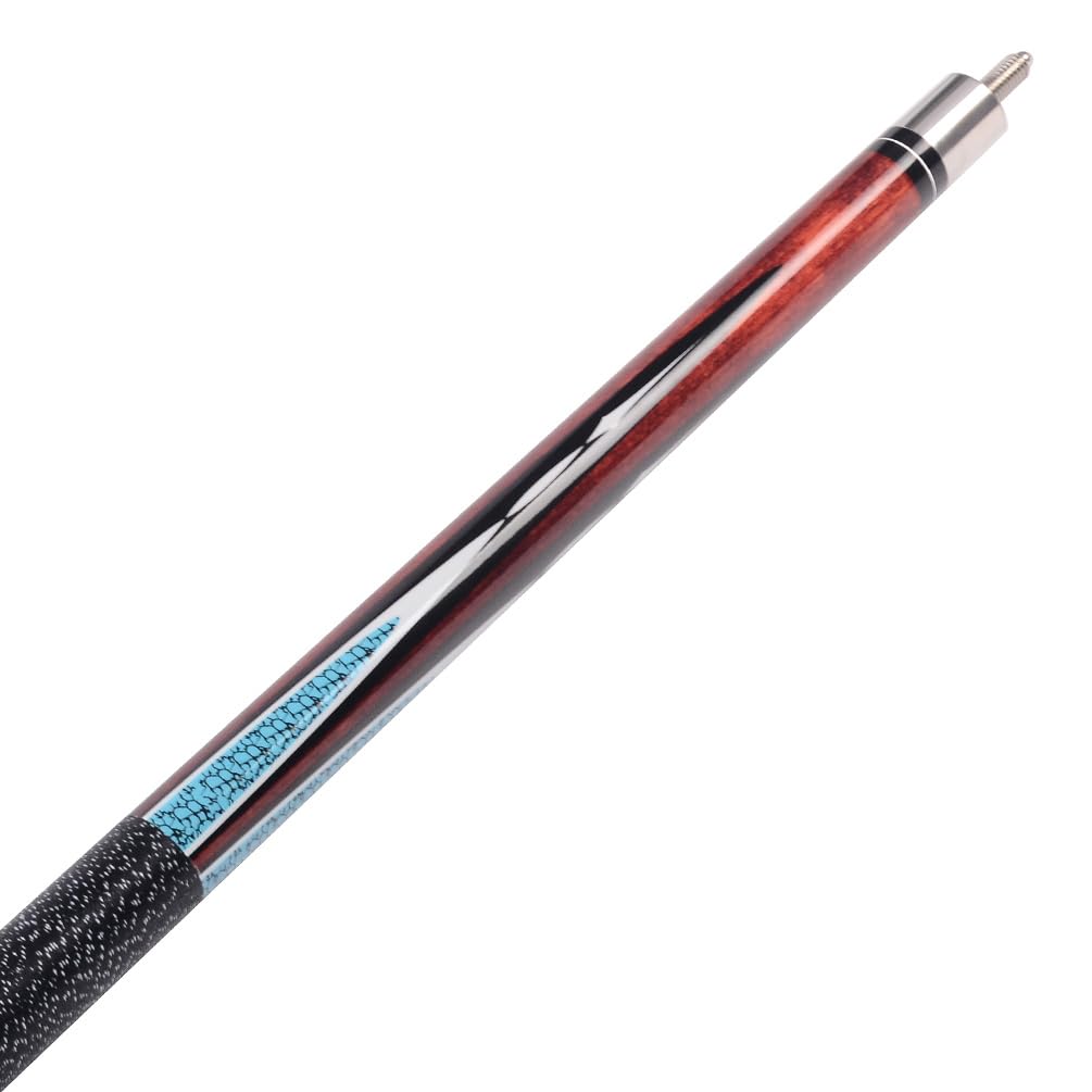 CUESOUL 58 Inch 19 Oz 1/2 Jointed Maple Billiard Pool Cue (CSTB004)