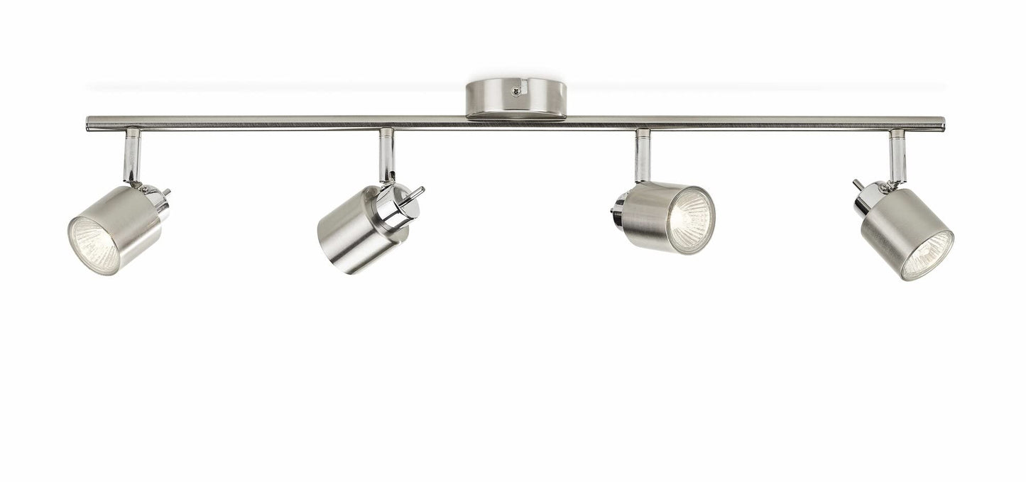 Philips Meranti Lampada con 4 Faretti, Senza Lampa