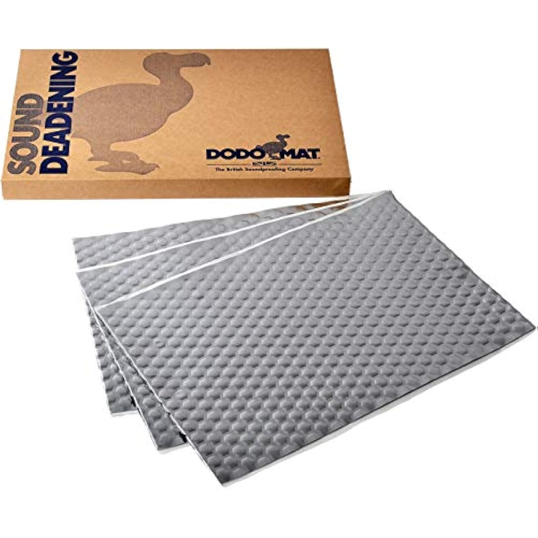 Dodo Mat DEADN Hex Sound deadening mat, 12 Sheets, 12 sq.ft (1.1sq.m), car & Van Sound proofing, Vibration Damping