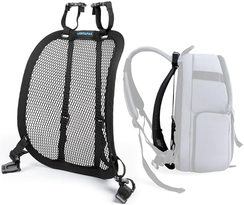 VentaPak Lightweight Ventilation Backpack Spacer - External Mesh Frame for Hiking & Biking Backpacks - Ventilation for Airflow Sweat Reducing