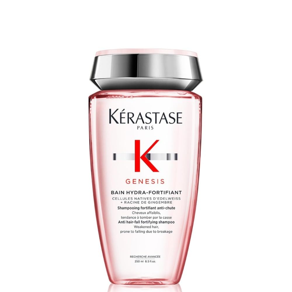 K?rastase Genesis, Nourishing & Fortifying Shampoo, For Weakened Hair and Hair Loss, With Ginger Root & Edelweiss Flower, Bain Hydra-Fortifiant, 250ml