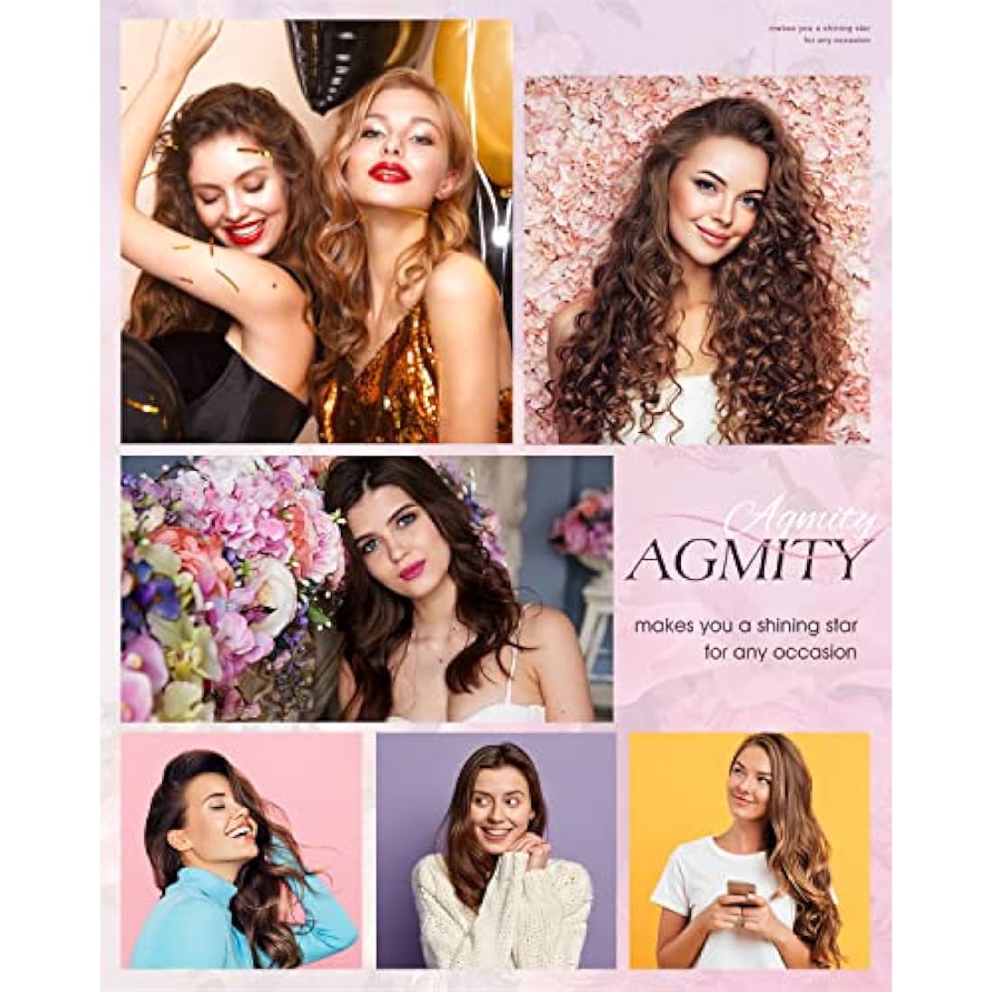 AGMITY Clip in Jet Black 16 inch 7Pcs 120g 100% Real Remy Human Hair Seamless Double Weft Straight Hair Extensions