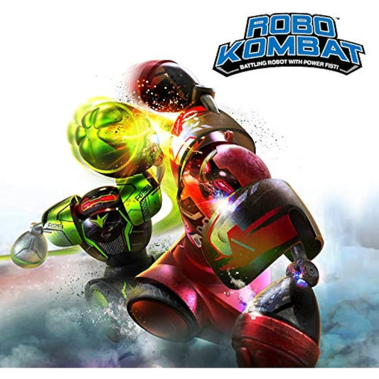 SilverLit Robo Kombat Twin pack | Pack of Two Fighting Robots | Lights and Punching Sound Effects | Remote Control Toy - Ultimate Battling Robots for Boys and Girls ages 5+