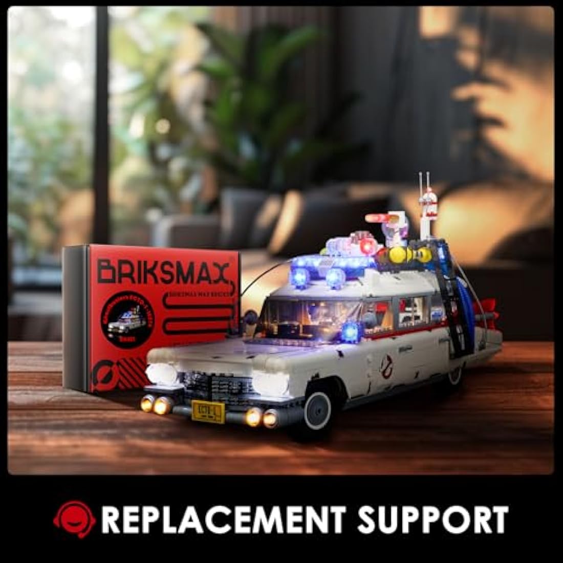 BRIKSMAX Led Lighting Kit for LEGO CreatorGhostbusters™ ECTO-1 - Compatible with Lego 10274 Building Blocks Model- Not Include the Lego Set