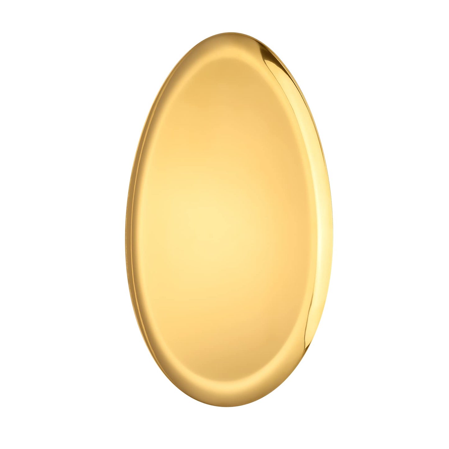 Olive Shaped Large Gold Stainless Steel Tray - Versatile Organiser for Jewellery, Makeup, Candles & Display - Ideal for Dressing Tables, Coffee Tables