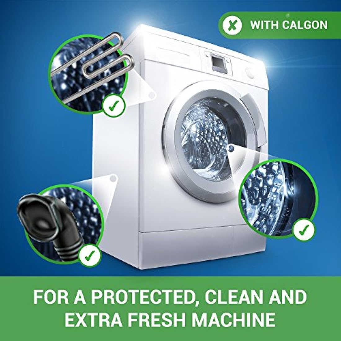 Calgon 4 in1 Water Softener Tabs, Pack of 15