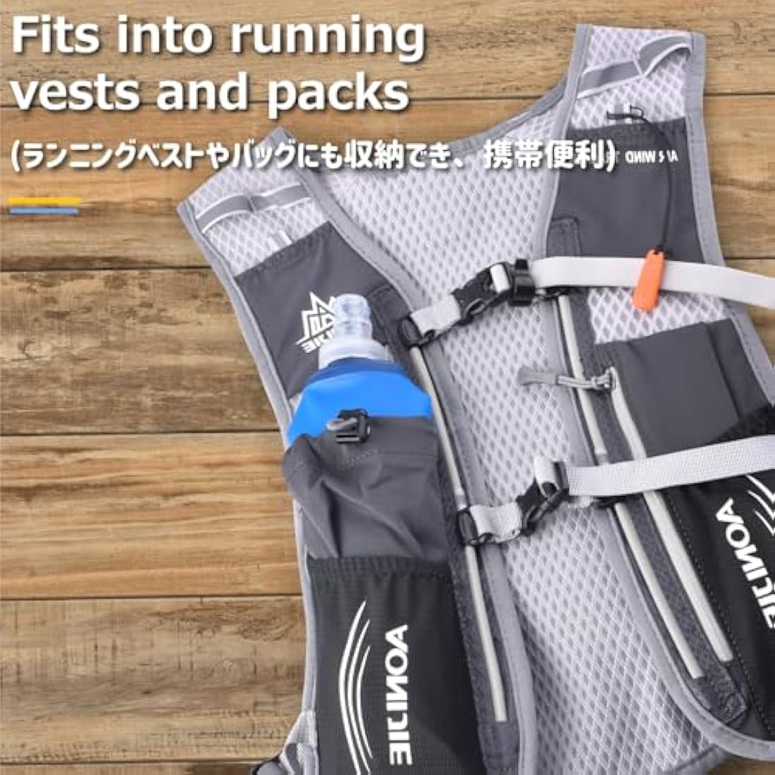 Azarxis TPU Soft Flask Collapsible Water Bottle