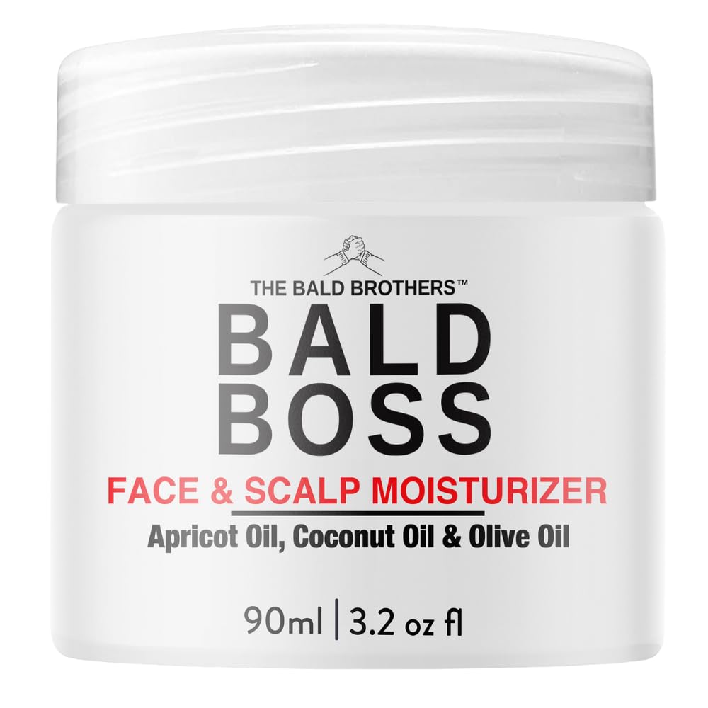 The Bald Brothers Bald Head Care for Men | Everyday Face & Scalp Care | Matte, No Grease, Vegan | Daily Mens Moisturiser Fragrance Free