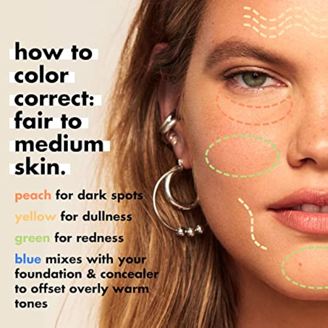 e.l.f. Camo Colour Corrector, Hydrating & Long-Lasting colour Corrector For Camouflaging Discolouration, Dullness & Redness, Vegan & Cruelty-Free, Yellow