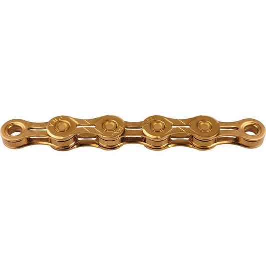 KMC Unisex's X10el Chain, Ti-N Gold, 114 Link