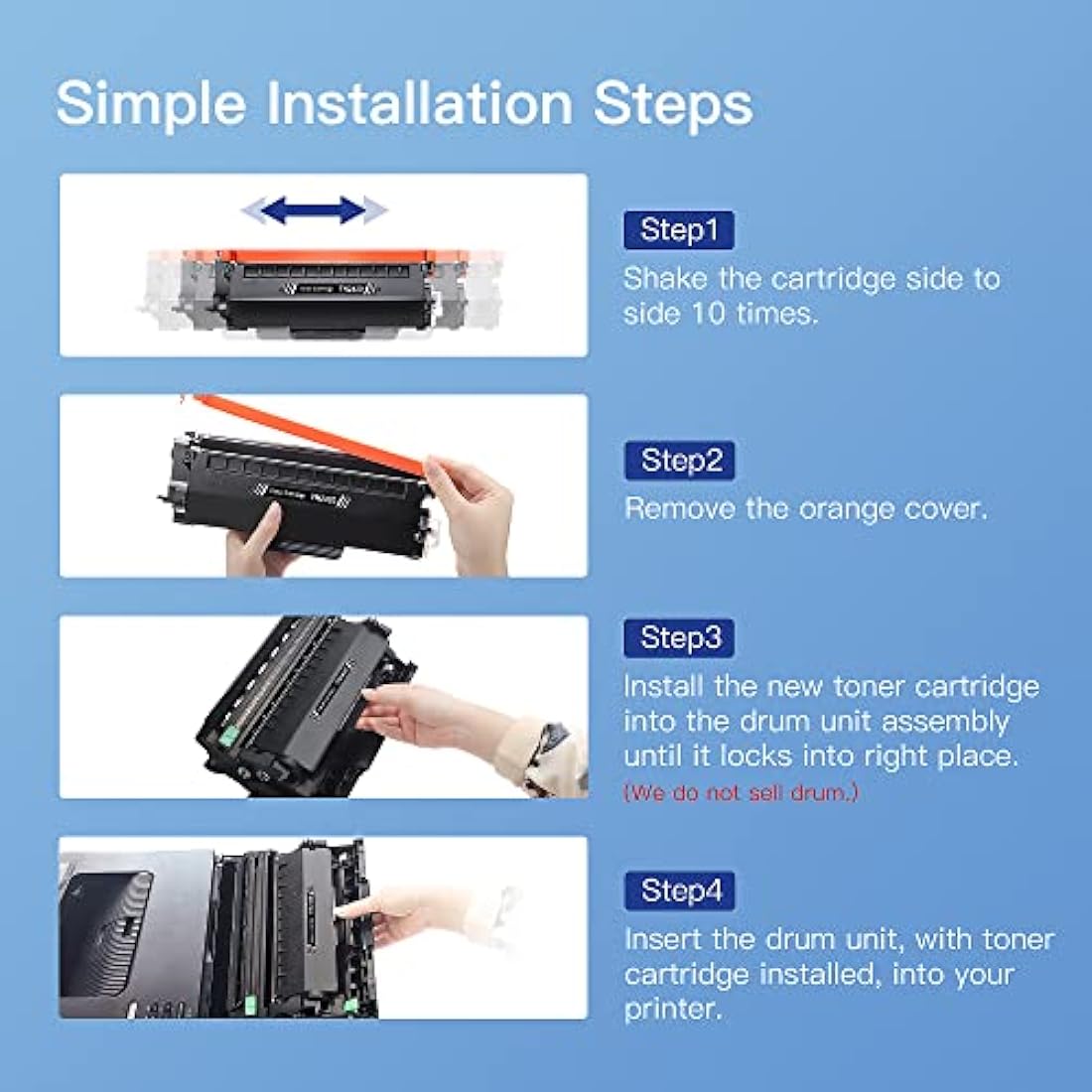 GPC Image TN2420 TN-2420 Compatible Toner Cartridges for Brother TN2410 TN-2410 for DCP-L2510D L2530DW L2550DN HL-L2310D L2350DW L2357DW L2370DN L2375DW MFC-L2710DN L2710DW L2730DW L2750D(2 Black)