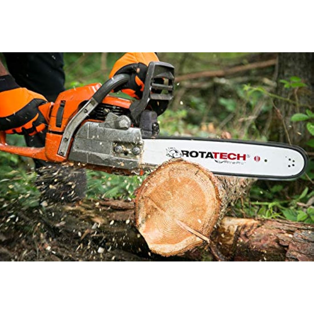 2 (Two) 16" 40cm Rotatech Chainsaw Saw Chains Fits Bosch AKE40, AKE40S, AKE40-17S, AKE40-18S, AKE40-19S, UniversalChain 18. 3/8" LP Pitch, .043" Gauge, 57 Drive Links.